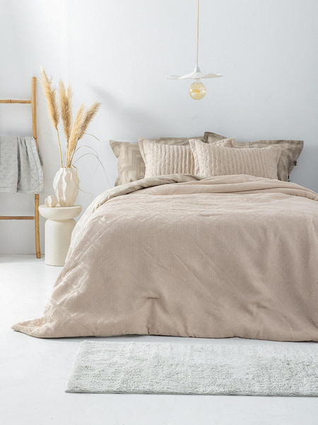 Palamaiki Κουβερλί ημίδιπλο 160x240 ALISON BEIGE Μπεζ