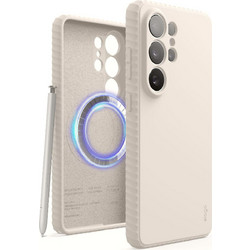 Θήκη Samsung Galaxy S26 Ultra Elago Magnetic Ridge Silicone Case Premium Σιλικόνης με MagSafe - Stone (EGS26MSRG69-ST)