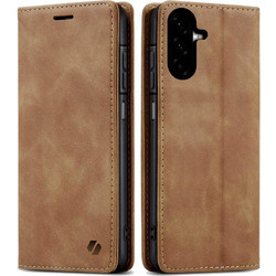 Θήκη Samsung Galaxy A27 Spacecase Wallet Πορτοφόλι - Light Brown (5905719141356)