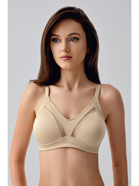 New Bra Lingerie Basic Σουτιέν Μπεζ NB6001-2-Μπεζ