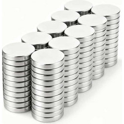Ισχυροί Στρογγυλοί Μαγνήτες Νεοδυμίου 12x3mm (Σετ 100 Τεμαχίων)