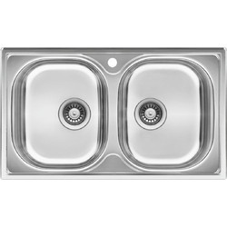 Macart Ecotype N 200 Ένθετος Νεροχύτης Inox Σατινέ 82x50cm