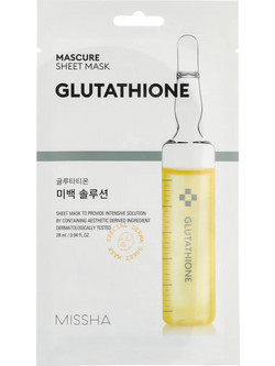 Missha Mascure Glutathione Μάσκα Λάμψης 28ml