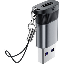 Acefast J8 USB-C - USB-A Adapter - Gray