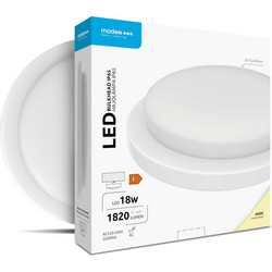 Modee LED Στρογγυλή Απλίκα 18W 4000K IP65 Λευκό ERP