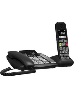 Gigaset DL780 Plus Ασύρματο Τηλέφωνο Σετ Duo Μαύρο