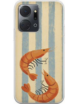 Θήκη Salt & Stripe Collection - The Tide Honor X7a Flexible TPU (Διάφανη Σιλικόνη)