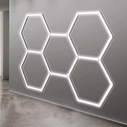 LED ΕΞΑΓΩΝΙΚΟ ΦΩΤΙΣΤΙΚΟ ΜΕ 5 ΚΥΨΕΛΕΣ ΨΥΧΡΟ ΦΩΣ 6500Κ RZ-57437