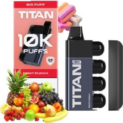 ΗΛΕΚΤΡ. ΤΣΙΓΑΡΟ GIGA 10.000PUFFS TITAN FRUIT PUNCH