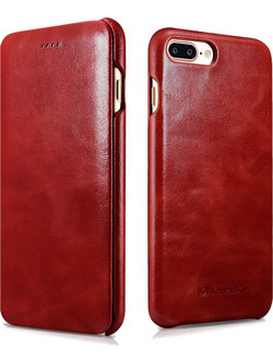 iCarer Curved Edge Vintage Leather Red (iPhone 6S/6 Plus)