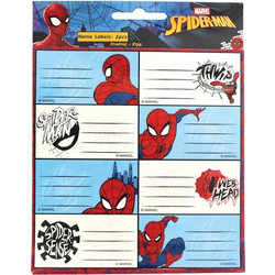 ΕΤΙΚΕΤΕΣ GIM 2 ΦΥΛΛΑ SPIDERMAN 777-50346