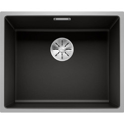 Blanco Subline 500-IF SteelFrame Επικαθήμενος Νεροχύτης Γρανίτη Black 54.3x51cm