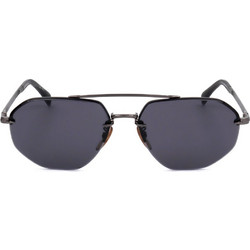 David Beckham DB1101/G/S KJ1 Ανδρικά Γυαλιά Ηλίου Aviator Κοκάλινα Μαύρα με Μαύρο Polarized Φακό
