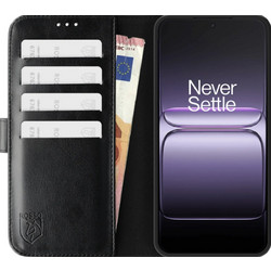 Rosso Element Book Flip Case Black (OnePlus Nord 6)