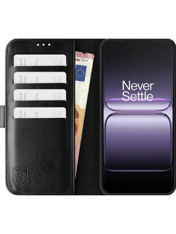 Rosso Element Book Flip Case Black (OnePlus Nord 6)