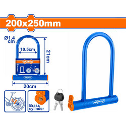 WADFOW Κλειδαριά ποδηλάτου πέταλο 200Χ250mm (WBK6125)
