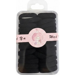 Λαστιχάκια Για Τα Μαλλιά Σετ - Μαύρα