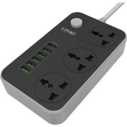 Πολύμπριζο LDNIO SC3604 με 6 θέσεις USB - LDNIO