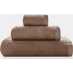 Πετσέτα Μπάνιου Sorema Ribbon - Taupe Σετ 3ΤΕΜ:1x (30x50) 1x (50x100) 1x (70x140)