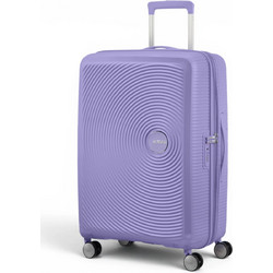 American Tourister Soundbox Βαλίτσα Μεσαία 67x46.5x29cm με 4 Ρόδες Λιλά