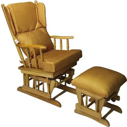 Stewe Home Πολυθρόνα Κουνιστή Λευκή STE-051337-P51337