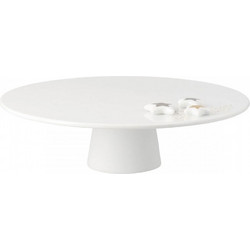 Τουρτιέρα Με Πόδι Cinnamon Stars RD0092657 Φ22x7cm White Raeder Πορσελάνη