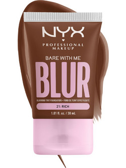 Nyx Μake Up Bare With Me Blur 21 Rich Liquid Make Up 30ml
