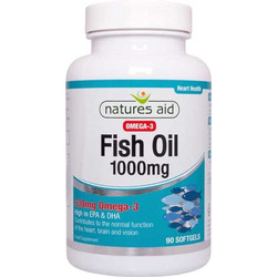 Natures Aid Fish Oil Ιχθυέλαιο 1000mg 90 Μαλακές Κάψουλες