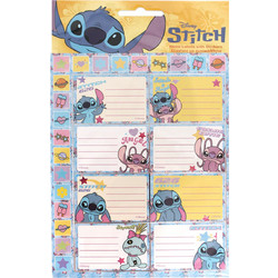 Ετικέτες Τετραδίου Stitch 16τεμ