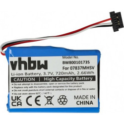 07837MHSV VHBW Battery for Mitac MIo Moov 150 720mAh 338937010159