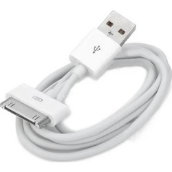 iSelf USB to 30-Pin Cable Λευκό 1m (USBAPPLE4)