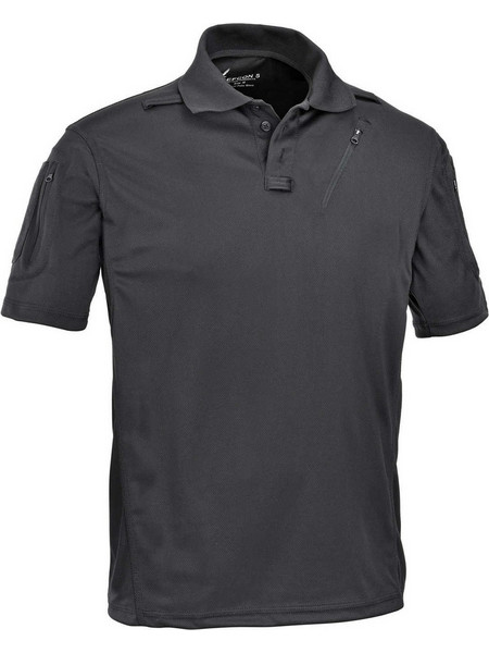 Μπλουζάκι Πόλο T-Shirt Advanced Tactical Polo με Τσέπες Defcon5 Black