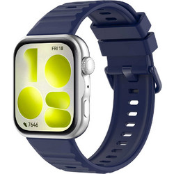 Techsuit W082 Λουράκι Σιλικόνης Navy Blue (Huawei Watch Fit 3 / Fit 4 / Fit 4 Pro / Fit 5 / Fit 5 Pro)
