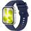 Techsuit W082 Λουράκι Σιλικόνης Navy Blue (Huawei Watch Fit 3 / Fit 4 / Fit 4 Pro / Fit 5 / Fit 5 Pro)