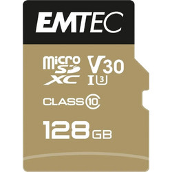 Emtec Speedin Pro microSDXC 128GB Class 10 U3 V30 UHS-I + Adapter