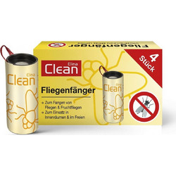 Clean Fly Catcher Αυτοκόλλητες Ταινίες Παγίδευσης Μυγών, 4τμχ