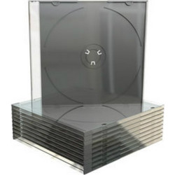 MediaRange CD Slimcase 5.2mm Transparent with Black Tray BOX21