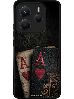 Sonique Men's Edition Back Cover με Σχέδιο «Άσος» (Xiaomi Redmi Note 14 5G)