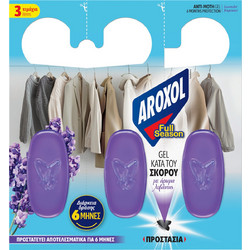 Aroxol Full Season Σκοροκτόνο Gel Λεβάντα 3τμχ