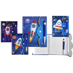 Σημειωματάριο με Στυλό Διάστημα 18x15cm JustNote 703387 - 1 τμχ