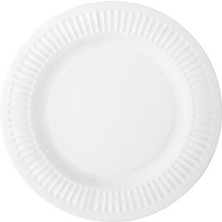 Πιάτα Φαγητού Χάρτινα Μιας Χρήσης 18cm 50τεμ