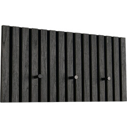 Κρεμάστρα Τοίχου Grace 2270242 60x7,5x30cm Anthracite-Black Mirrors & More Mdf
