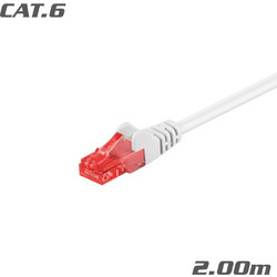 Goobay U/UTP Cat.6 Καλώδιο Δικτύου Ethernet 2m White 68635