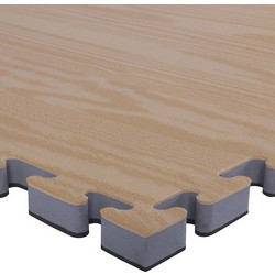 AMILA Δάπεδο Παζλ Γυμναστηρίου Καφέ 100x100x2cm 1τμχ Κωδικός: 36611