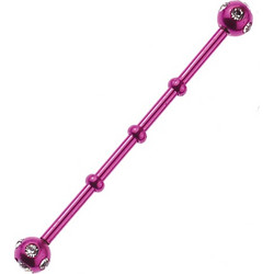 Sequoia Σκουλαρίκι Piercing barbell/μπάρα Ατσάλι I-00472-3 (1.6*45*5*5)