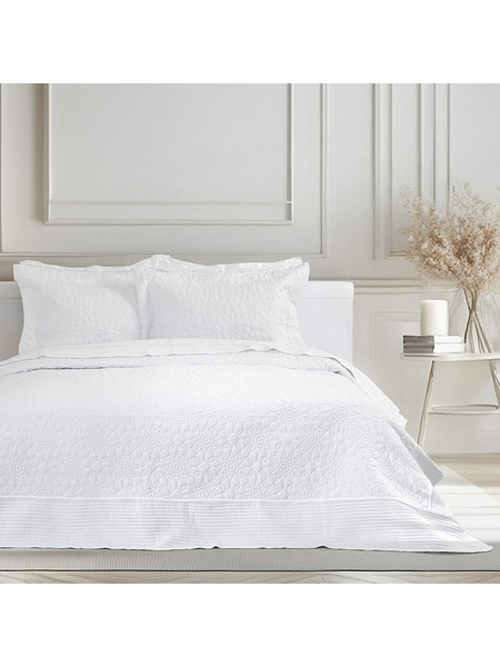 Κουβερλί King Size (Σετ) 240X260 Nima Calla White (240x260)