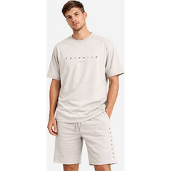 Firefly Ανδρικό T-shirt Futurism - Loose Fit Μπεζ