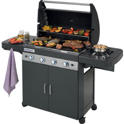 Campingaz 4 Series Classic LS Plus D Ψησταριά Υγραερίου με 4 Εστίες και Πλαϊνό Μάτι 12.8kW Επιφάνειας 78x45cm