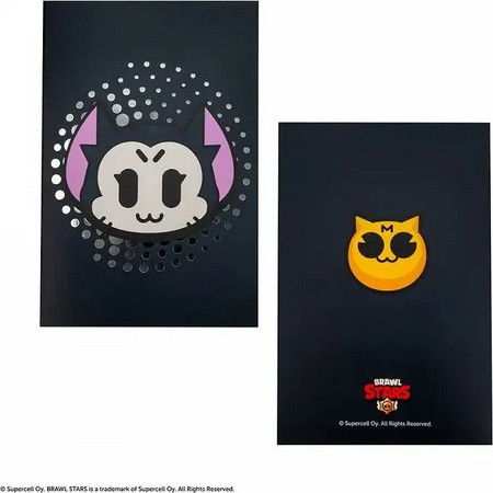 CINEREPLICAS Premium Τετράδιο Α5 με Μαλακό Pu Εξώφυλλο Brawl Stars Kit