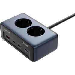 Πολυλειτουργικός Αντάπτορας Πρίζας Με USB-C Και USB 45W Ldnio SE3